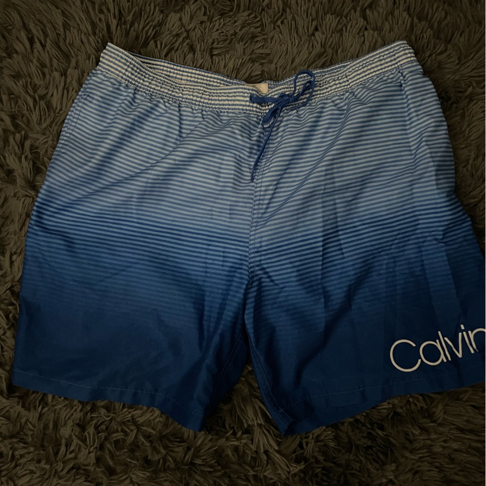 Calvin Klein swim trunks, worn twice